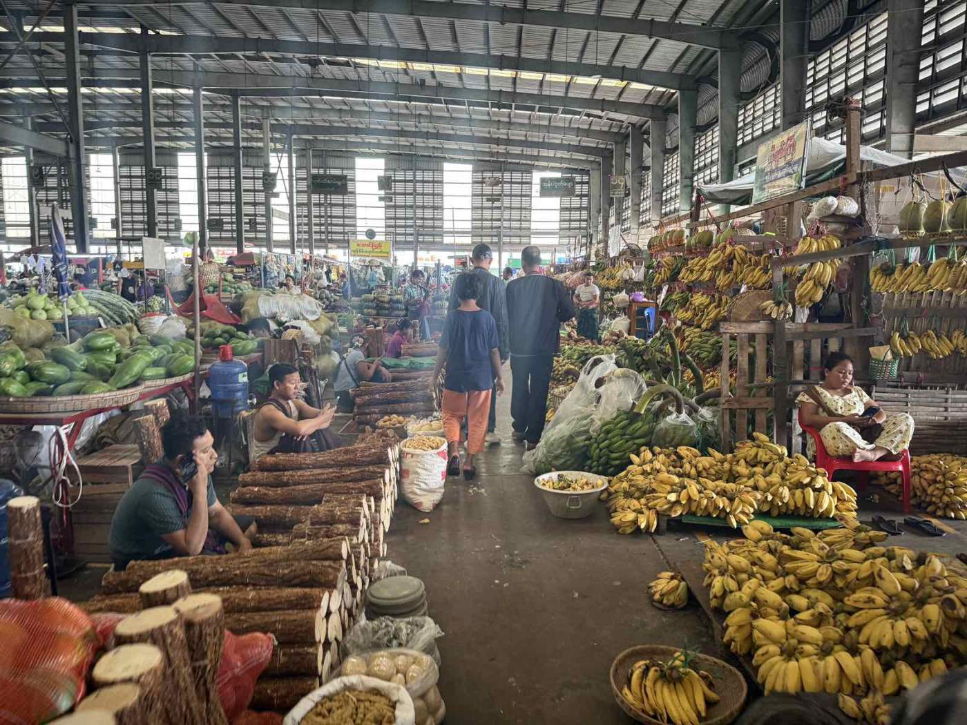 Danyingone Market｜走進仰光最鮮活的清晨蔬果市場